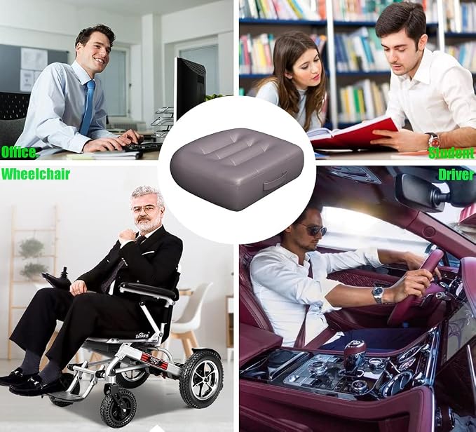 seat Cushions for Office Chairs/with Carry Handle Adult Booster Seat Cushion - Image 3