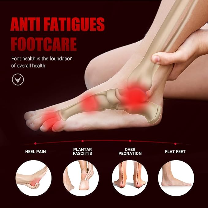 VALSOLE 250+ lbs Plantar Fasciitis High Arch Support Insole - Image 4