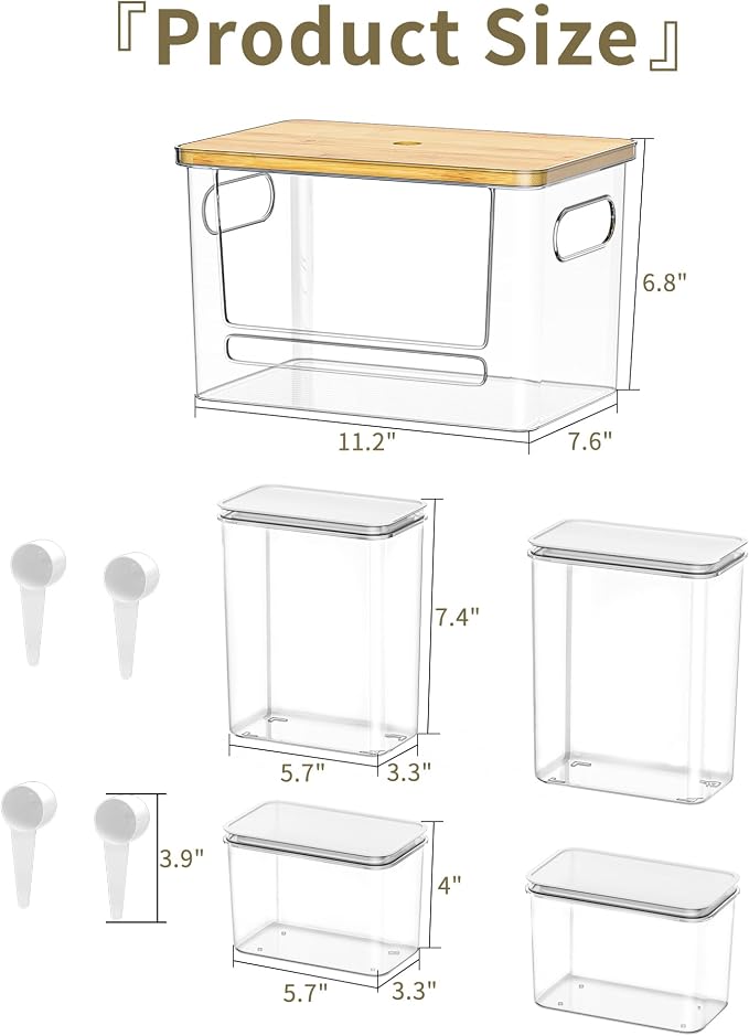 Trash Bag Dispenser Dishwasher Pods Container, 5 in 1 Garbage Bags Holder Under - Image 3