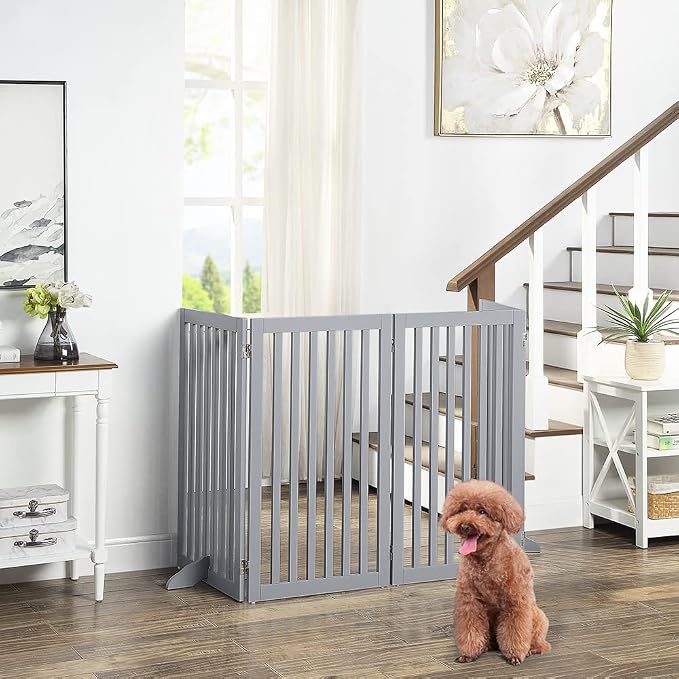 unipaws 36”H Free Standing Pet Gate - Image 3