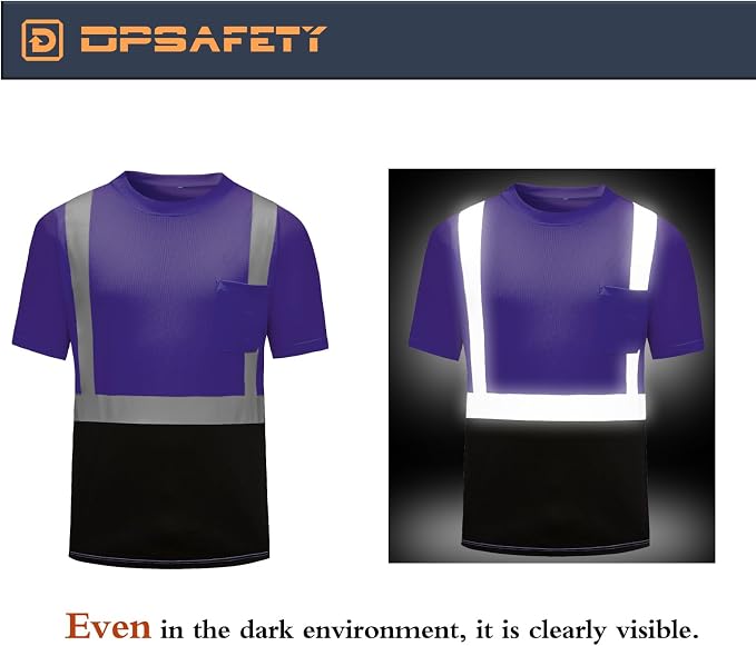 High Visibility Shirts Quick Dry Safety T Shirts - Image 5