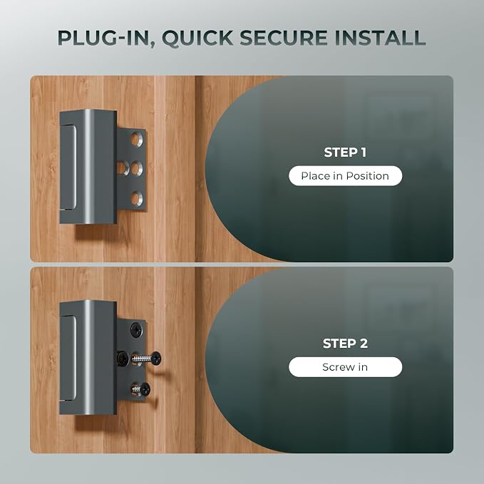 2Pack Home Security Door Reinforcement Lock Childproof, Door Lock - Image 7