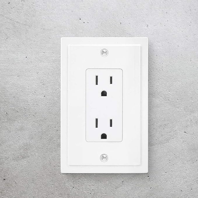 Henne Bery Modern Edge Decorative Wall Plate Switch Plate Outlet Cover - Image 2