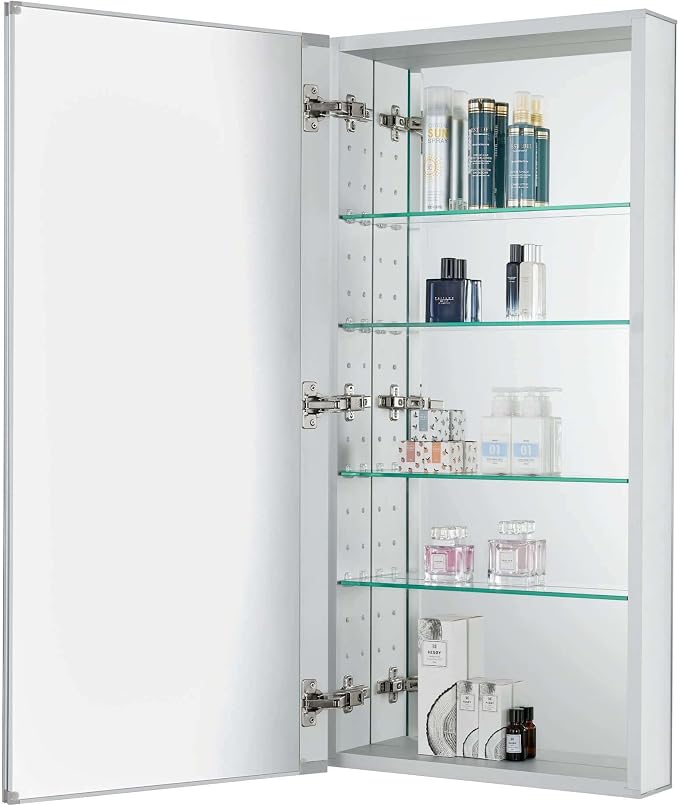 Fine Fixtures Bathroom Medicine Cabinet, Recessed/Surface Mount, Right/Left - Image 9