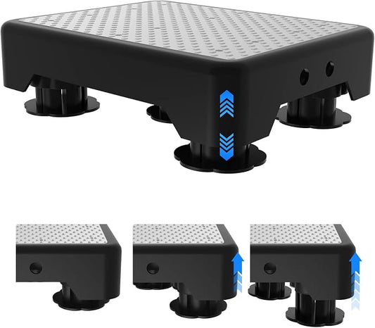 Adjustable Step Stool for Adults, Bed Step Stools, 600 LBS Capacity Safety Wide by Liftozainyourlife