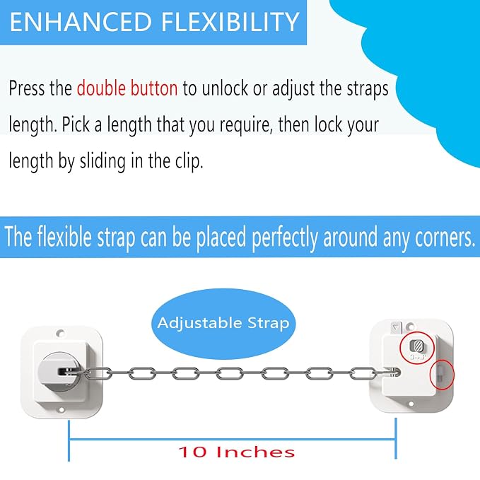 YEYA Upgraded Anti-Tip No Drill Furniture Anchor - Image 8
