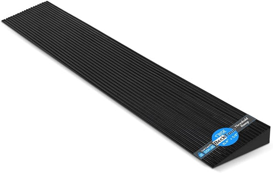 1" Rise Threshold Ramp for Doorways, 2204 LBS Capacity Rubber Threshold Ramp by BeckTour