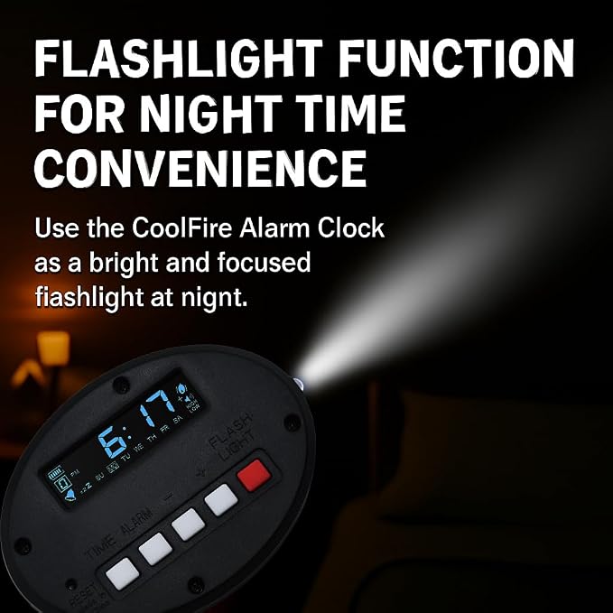 Coolfire – Vibrating Alarm Clock - Image 8