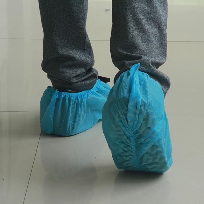 G & F Products Disposable Shoe Covers, Slip-Resistant Booties, Heavy-Duty - Image 2