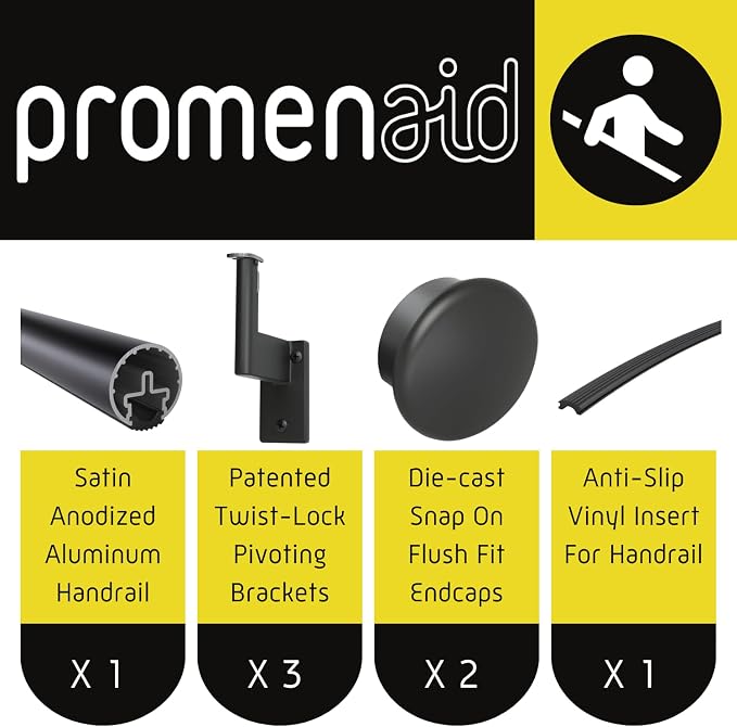 Promenaid 7ft Flush Handrail Kit - Image 2