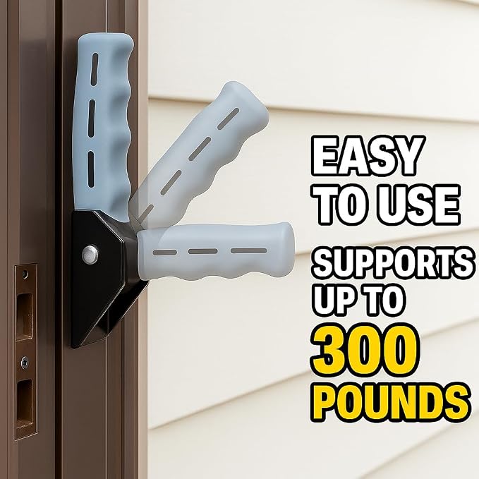 Shiwala Flip A Grip Doorway Assist Handle, Foldable Safety Support Bar - Image 2