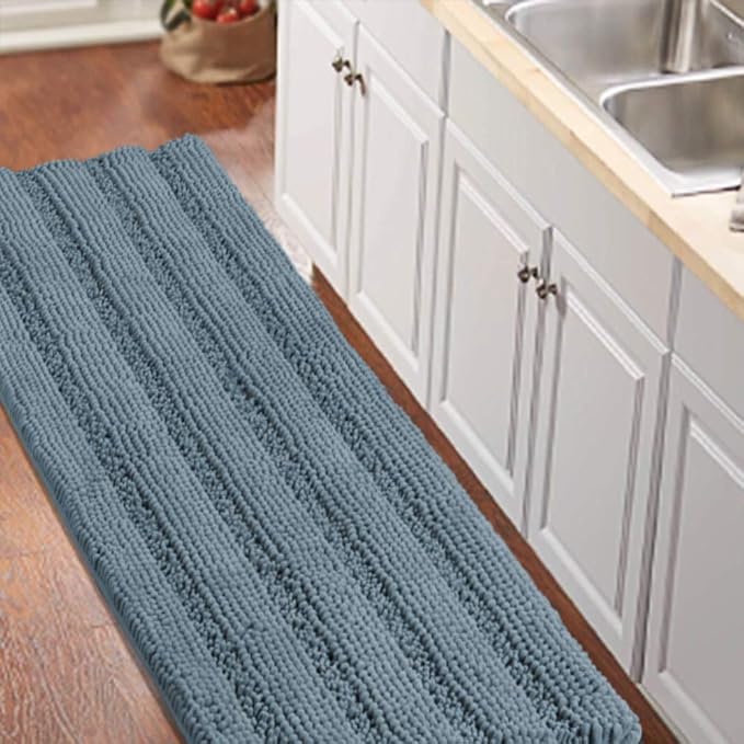 Turquoize Turquoize Large Size 59inch by 20inch Luxurious Shaggy Chenille Bath by Turquoize
