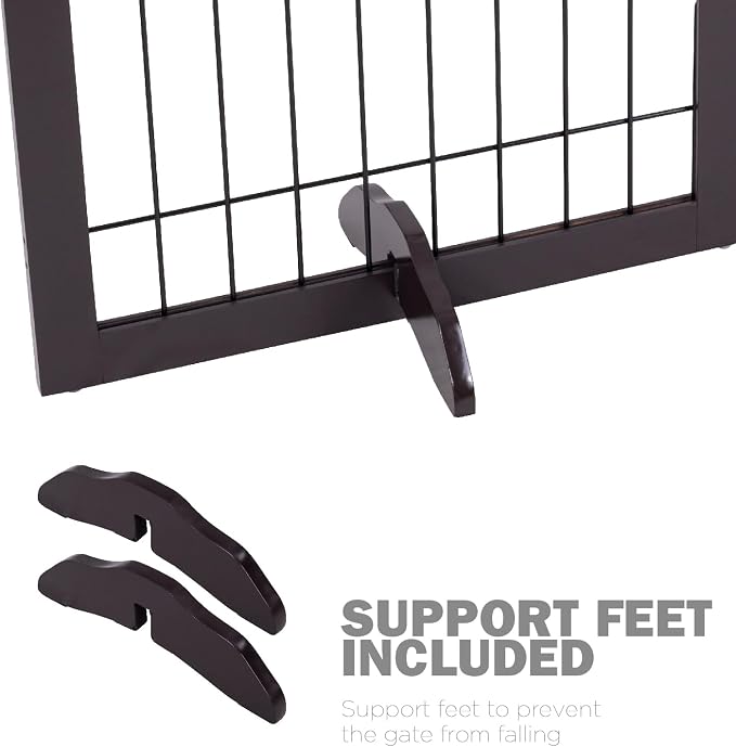 SPIRICH 96-inch Extra Wide 30-inches Tall Dog Gate - Image 9