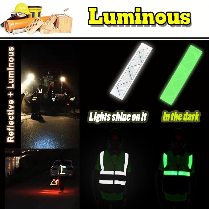 YOWESHOP High Visibility Safety Vest Custom Your Logo Protective Workwear 5 - Image 2
