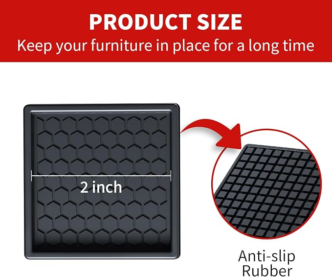 Ezprotekt Non Slip Furniture Pads, Anti Skid Furniture Coasters - Image 4