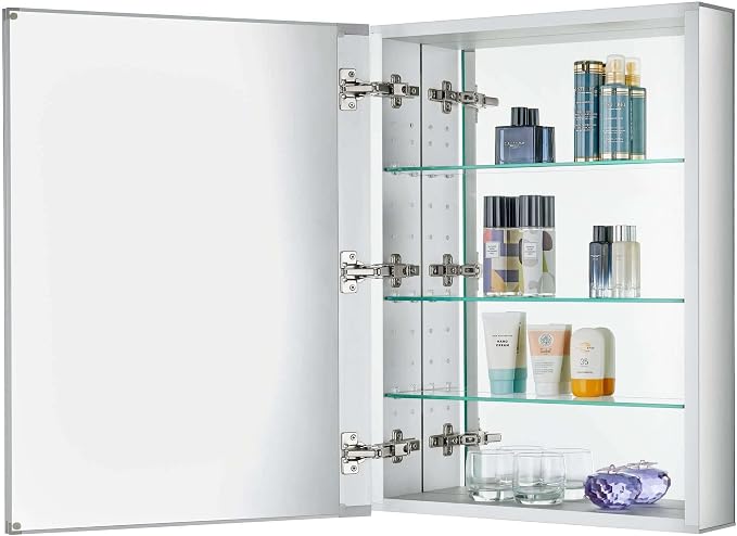 Fine Fixtures Bathroom Medicine Cabinet, Recessed/Surface Mount, Right/Left - Image 7