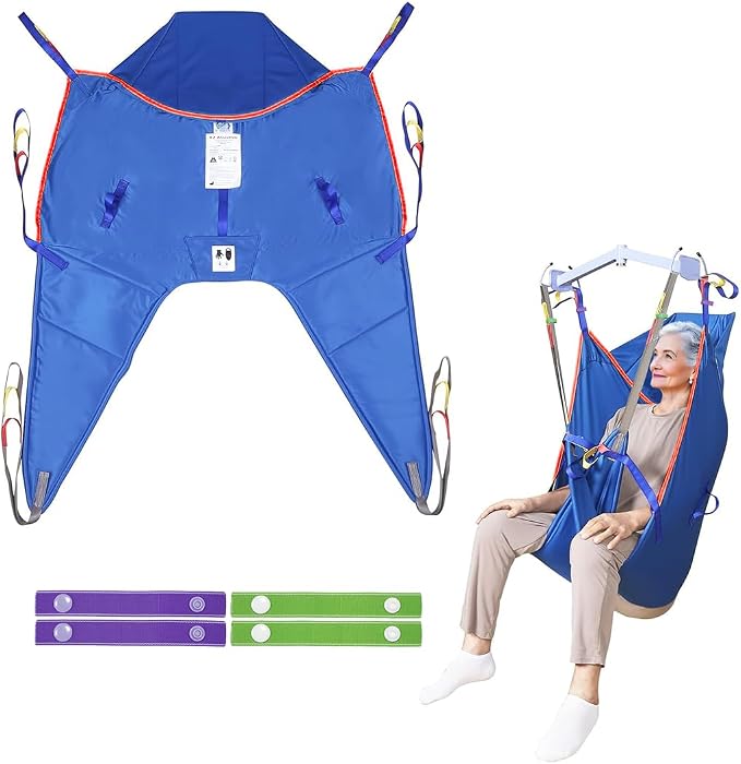 Patient Lift Slings for Home Use, Transfer Aids for Disabled and Elderly by EZAssistive