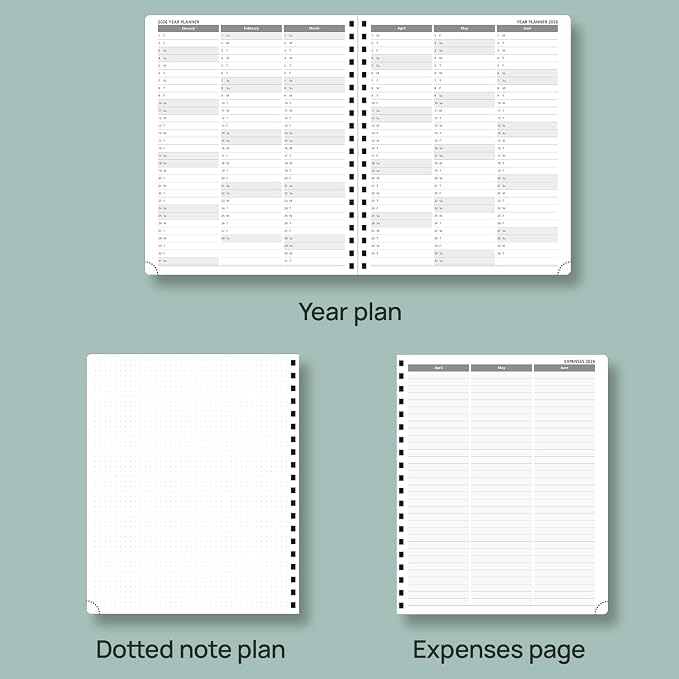 POPRUN Planner 2025-2026 Academic Weekly Calendar - Image 5