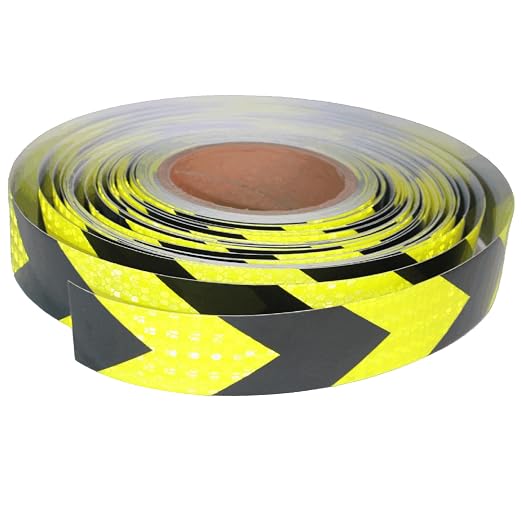 Reflective Tape Outdoor Waterproof 1 inch X 166 feet, High Visibility Hazard by tuyrchu