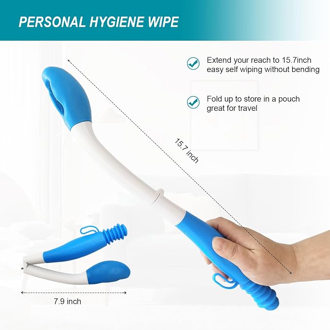 Foldable Toilet Aids for Wiping - Image 2