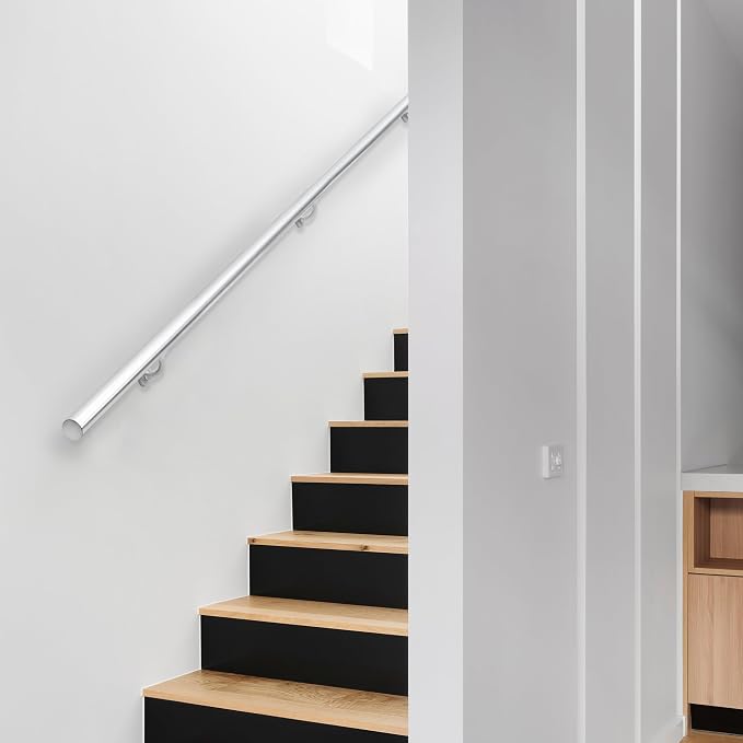 14 FT Modern Aluminum Handrail Set, handrails - Image 7