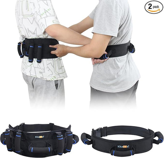 Gait Belt with Handles, Transfer Belt by KkaFFeHealth
