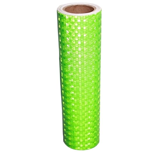 Industrial Reflective Tape Green 8 inch Wide, Outdoor Waterproof Hazard by tuyrchu