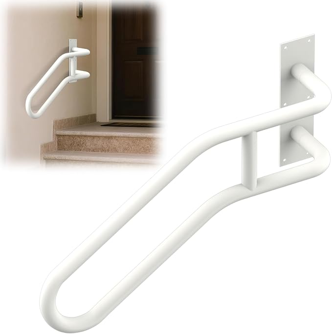 Right Side Wall Mounted handrail, Garge Door Stair Railing by yeezoo