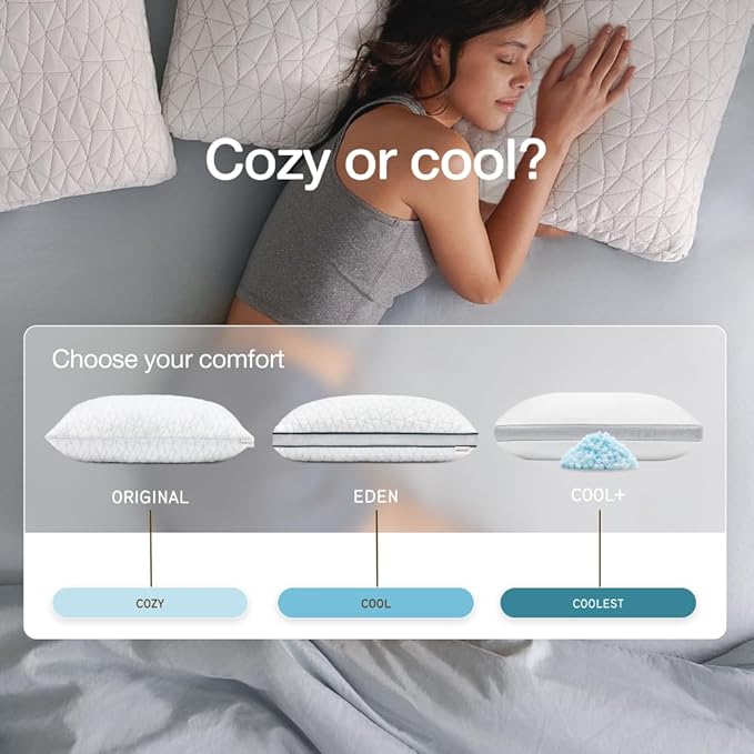 Coop Home Goods Original Cut-Out Adjustable Pillow, King Size Bed Pillows - Image 6