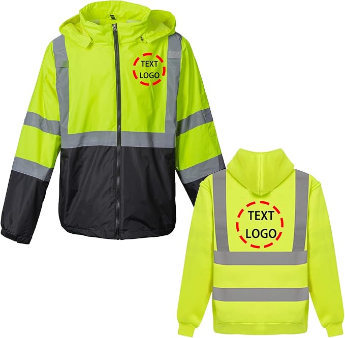 YOWESHOP High Visibility Reflective Safety Jacket Reflective Jacket by YOWESHOP