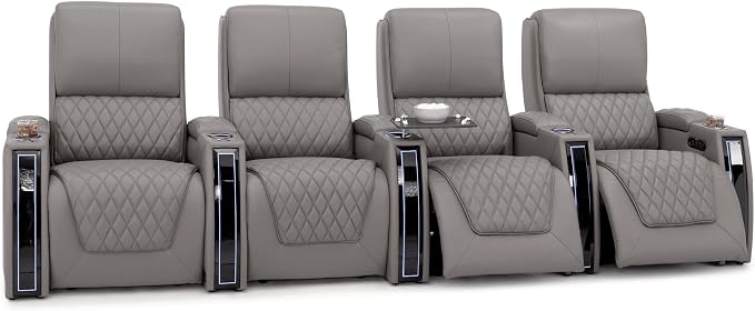 Seatcraft Apex Zero-Gravity CoolZero Italian Leather Home Theater Seating by Seatcraft