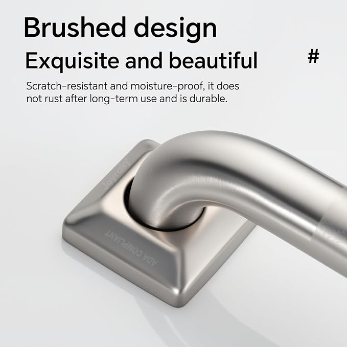 joyrain 500lb Capacity Stainless Steel Grab Bar - Image 5