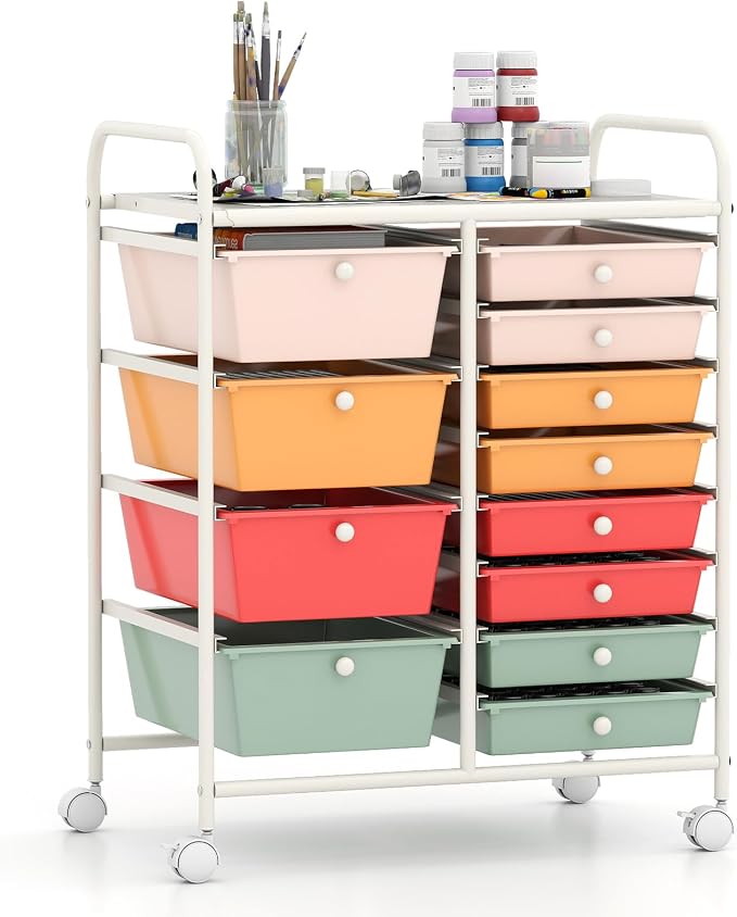 Giantex 12 Drawer Rolling Cart by Giantex
