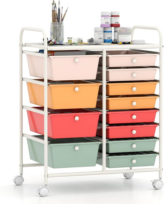 Giantex 12 Drawer Rolling Cart by Giantex