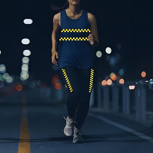 Yellow Black Reflective Tape 2 inch X 166 feet, Outdoor Waterproof Hazard - Image 9