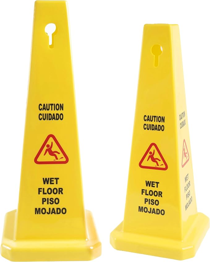 MATTHEW CLEANING 6 Packs 26” Caution Wet Floor Safety Cones - Image 7