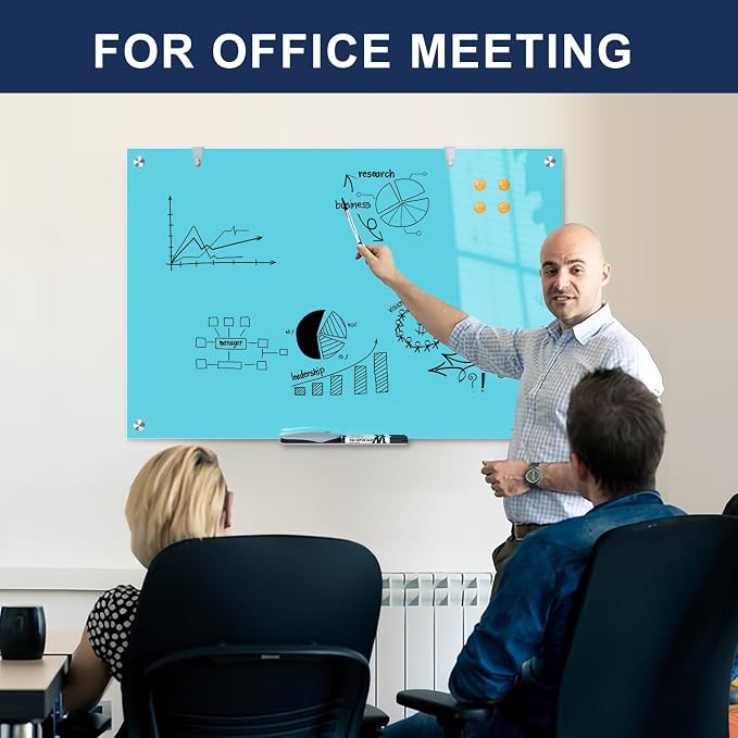 TSJ OFFICE Glass Dry-Erase Board - Image 6