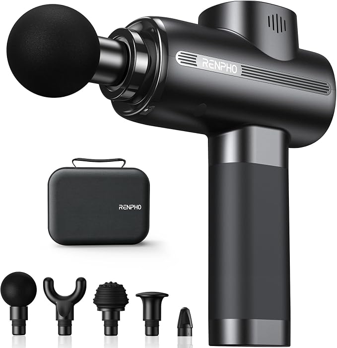 RENPHO Massage Gun Deep Tissue, Valentine's Day Gifts, Percussion Handheld Neck by RENPHO