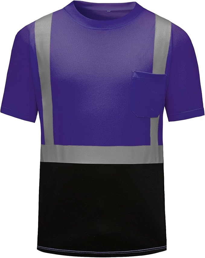 High Visibility Shirts Quick Dry Safety T Shirts by DPSAFETY
