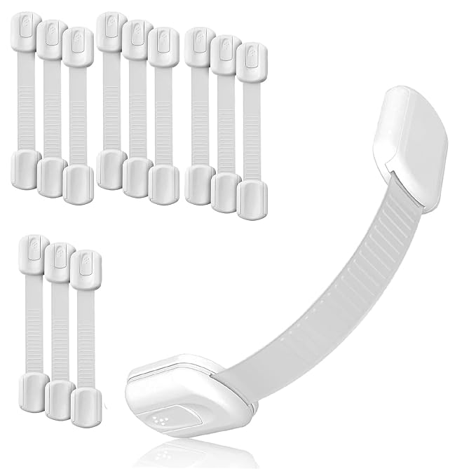 3M Adhesive Child Safety Strap Locks by Baby Proof Me, Baby Latches by BabyProofMe