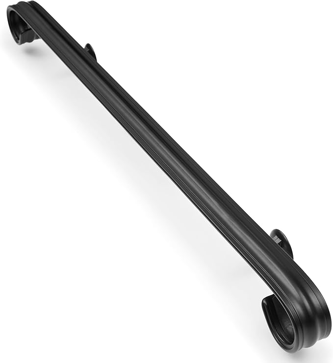 4 Ft Wrought Iron handrail Stair Rail Grab Bar Kit Matte Black Railing by Vezek