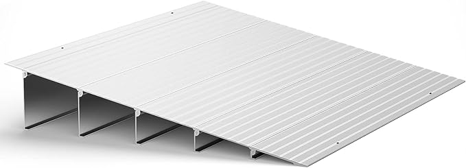 Door Threshold Ramp 5" Rise Door Ramp Aluminum Entry Ramp or Doorways Rated 800 by DWALE