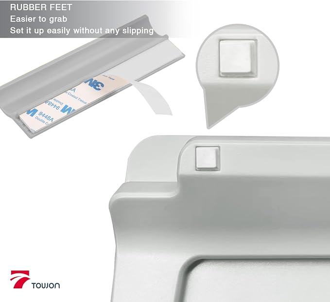 TOWON Small Glass Dry Erase Board, Desk White Board - Field & Grace