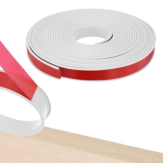 U-Shape Edge Banding, 0.98 Inch x 32.8 FT Self Adhesive Rubber Edge Trim by MMETERXITY
