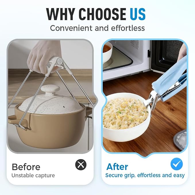 3 Pcs Hot Plate Grippers, 2026 Upgraded Multi Purpose Hot Plate Gripper - Image 4