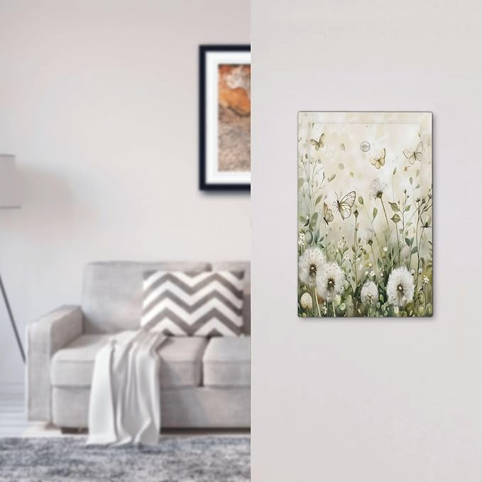 Dandelions Butterflies Watercolor Wildflowers Floral Light Switch Cover Plate 1 - Image 7
