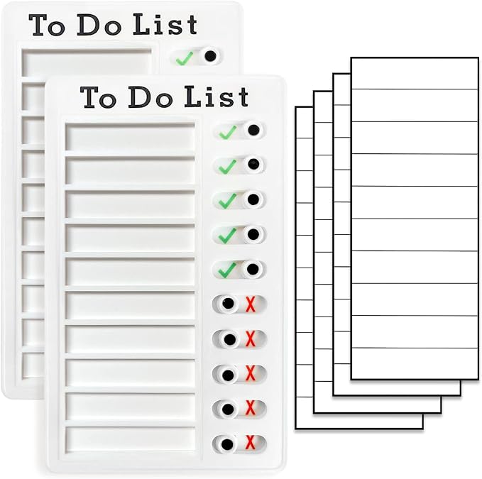 2 Pieces Chore Chart for Adults to do List My Chores Checklist Task Board by Tsytyst