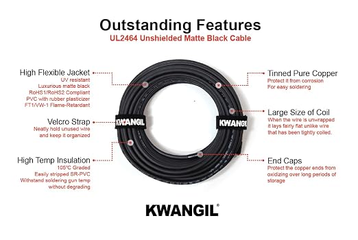 26AWG 6 Conductor Wire Cable - Image 3