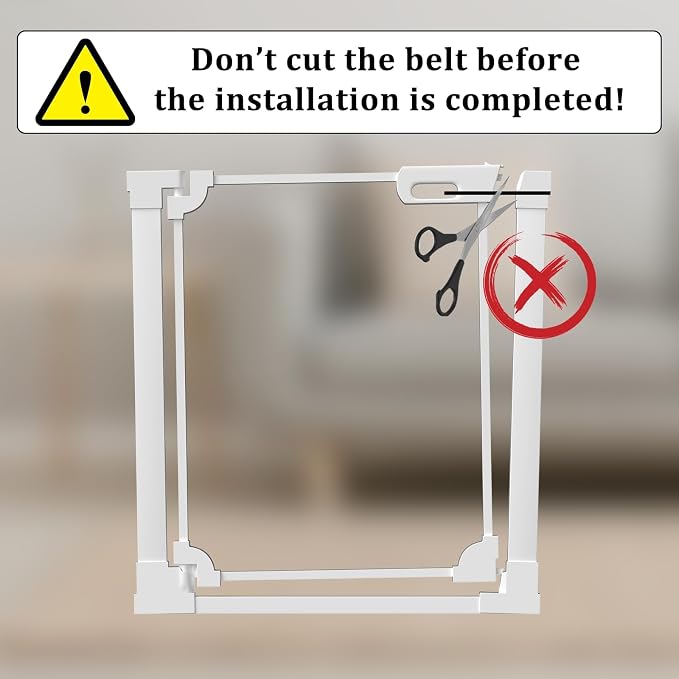 WAOWAO Clear Acrylic Baby Gate for Stairs Modern Design Acrylic Auto Close Pet - Image 6