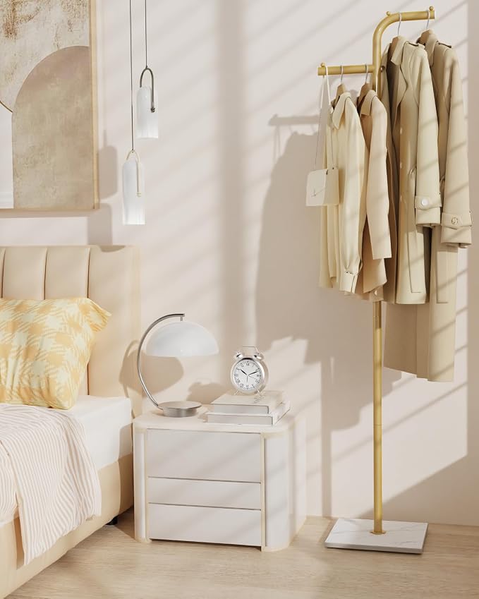 Coat Tree Freestanding, Modern Sturdy Clothes Hanger - Image 2